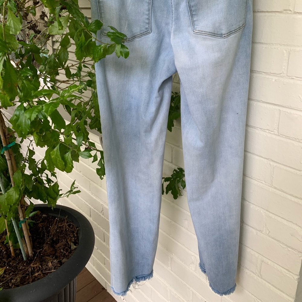 athleta light-wash skinny jeans